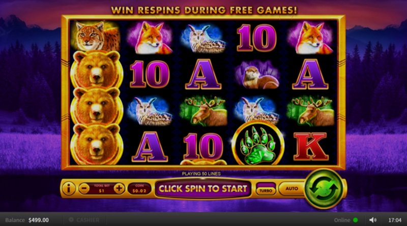 Play Golden Grizzly by Skywind at 1Win Casino