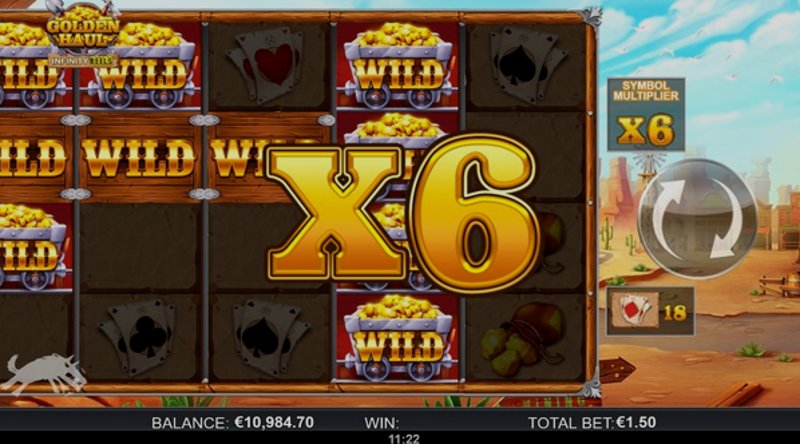 Play Golden Haul Infinity Reels by Yggdrasil at 1Win Casino