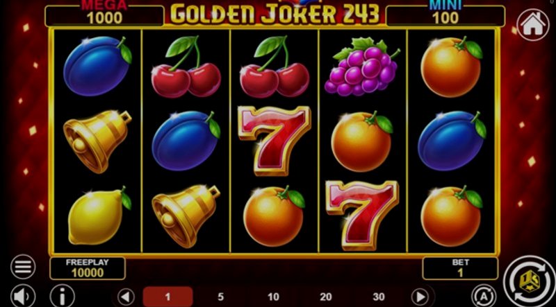 Play Golden Joker 243 by 1spin4win at 1Win Casino