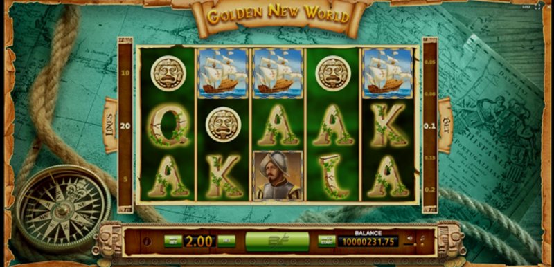 Play Golden New World by Bf Games at 1Win Casino