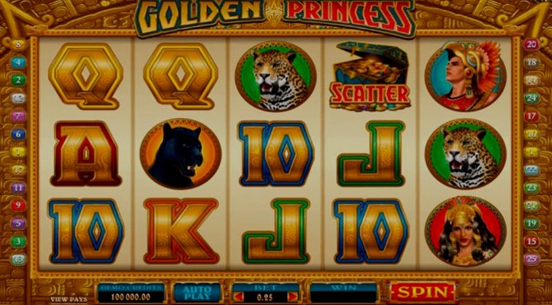 Play Golden Princess by Games Global at 1Win Casino