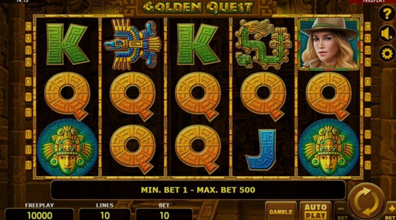 Play Golden Quest by Amatic at 1Win Casino