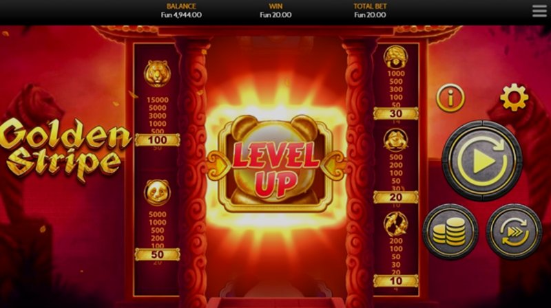 Play Golden Stripe by Onetouch at 1Win Casino