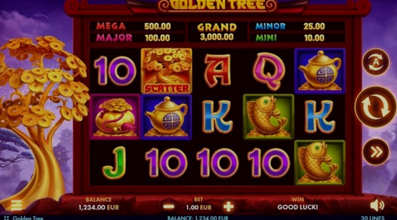 Play Golden Tree by Worldmatch at 1Win Casino