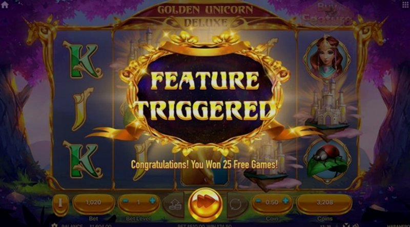 Play Golden Unicorn by Habanero at 1Win Casino