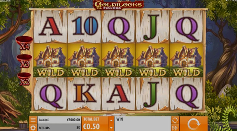 Play Goldilocks and the Wild Bears by Quickspin at 1Win Casino