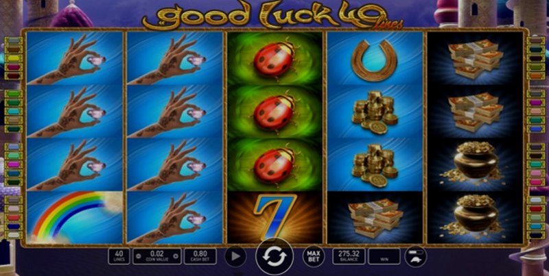 Play Good Luck 40 by Wazdan at 1Win Casino