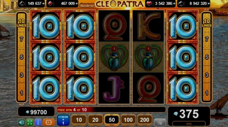 Play Grace of Cleopatra by Amusnet Interactive at 1Win Casino