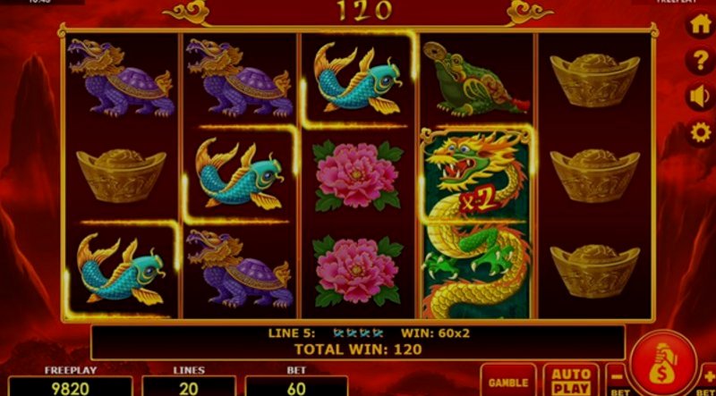 Play Grand Wild Dragon by Amatic at 1Win Casino