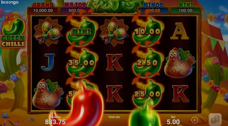 Play Green Chilli by 3 Oaks Gaming at 1Win Casino