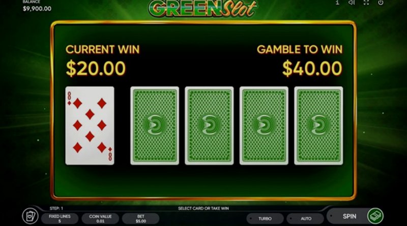 Play Green Slot by Endorphina at 1Win Casino