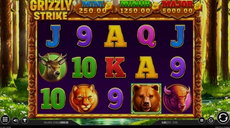 Play Grizzly Strike by Iron Dog Studios at 1Win Casino