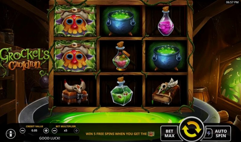 Play Grockels Cauldron by Swintt at 1Win Casino