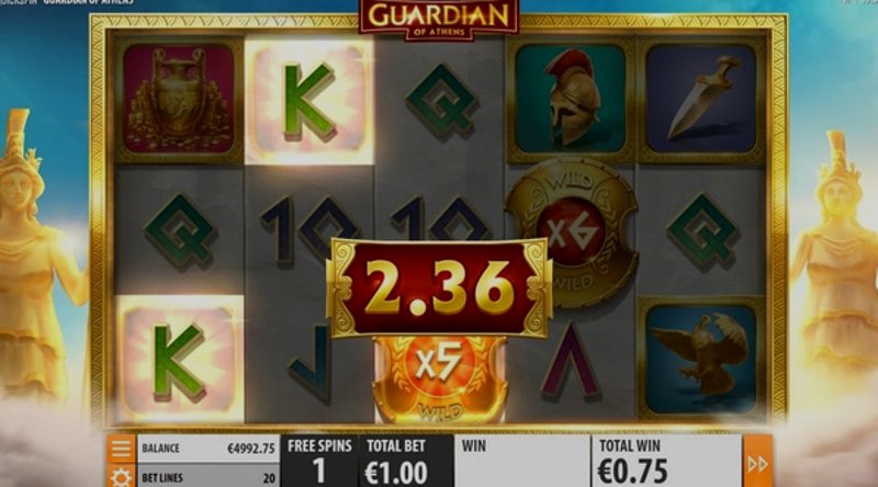 Play Guardian Of Athens by Quickspin at 1Win Casino