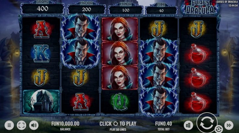 Play Guises of Dracula by Platipus at 1Win Casino