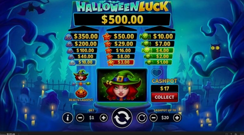 Play Halloween Luck by Skywind at 1Win Casino