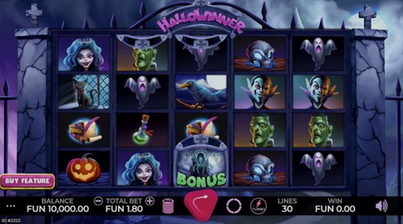 Play Hallowinner by Caleta at 1Win Casino