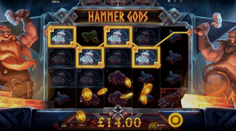 Play Hammer Gods by Red Tiger at 1Win Casino