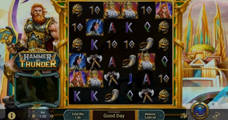 Play Hammer of Thunder by Spadegaming at 1Win Casino