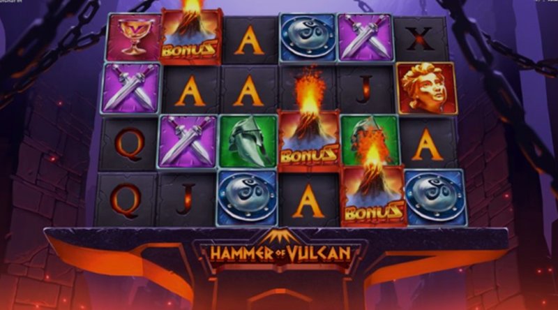 Play Hammer of Vulcan by Quickspin at 1Win Casino