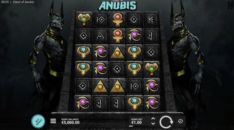 Play Hand of Anubis by Hacksaw at 1Win Casino