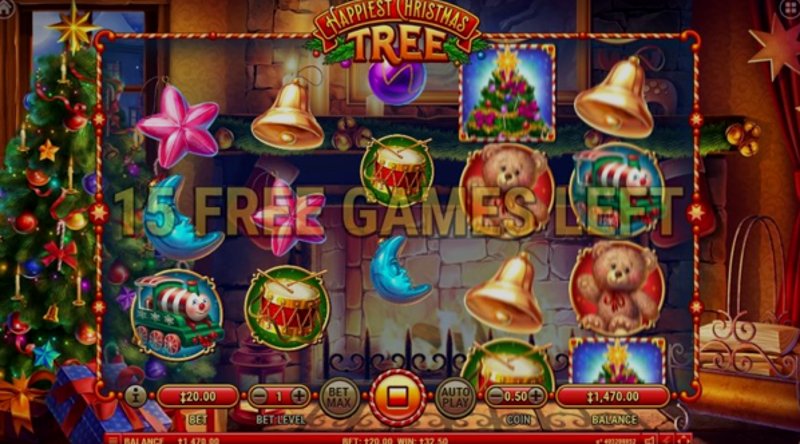 Play Happiest Christmas Tree by Habanero at 1Win Casino