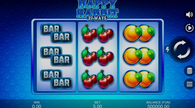 Play Happy Rabbit: 27 Ways by Gamzix at 1Win Casino