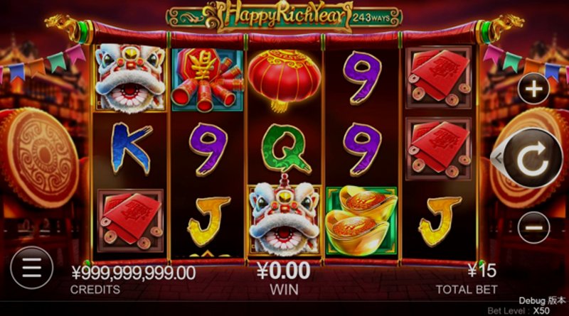 Play Happy Rich Year by Cq9 at 1Win Casino