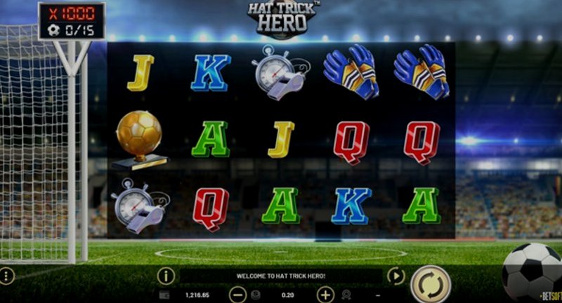 Play Hat Trick Hero by Betsoft at 1Win Casino