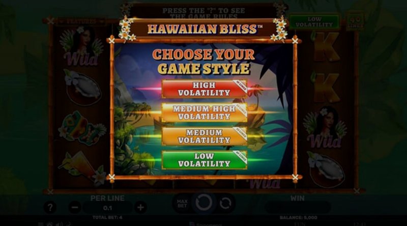 Play Hawaiian Bliss by Spinomenal at 1Win Casino