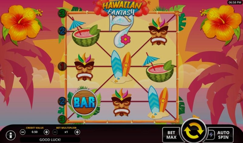 Play Hawaiian Fantasy by Swintt at 1Win Casino