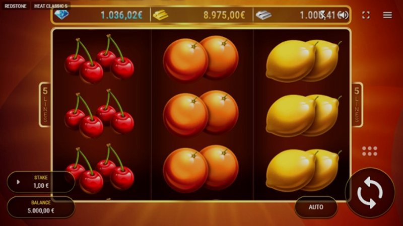 Play Heat Classic 5 by Fazi at 1Win Casino