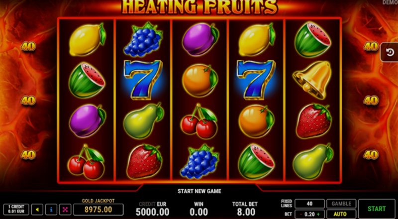 Play Heating Fruits by Fazi at 1Win Casino