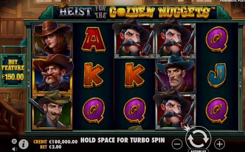 Play Heist for the Golden Nuggets by Pragmatic at 1Win Casino