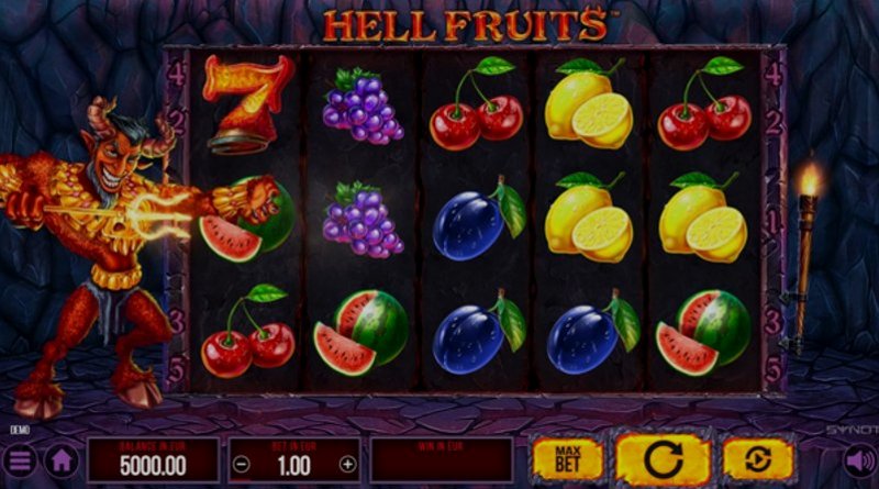 Play Hell Fruits by Synot at 1Win Casino