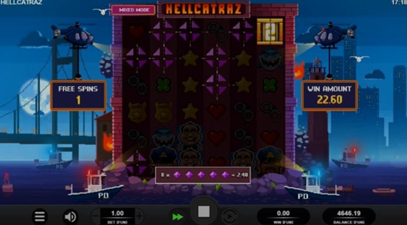 Play Hellcatraz by Relax at 1Win Casino