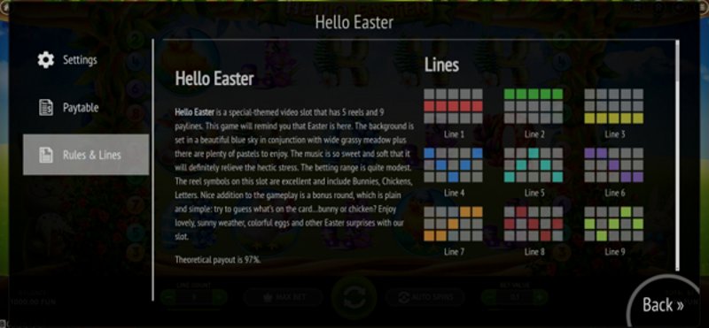 Play Hello Easter by Bgaming at 1Win Casino