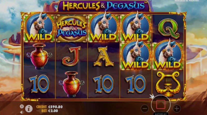 Play Hercules and Pegasus by Pragmatic at 1Win Casino