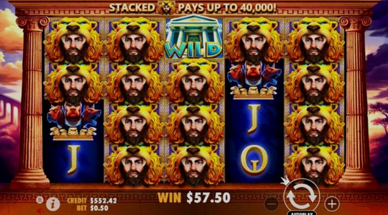 Play Hercules Son of Zeus by Pragmatic at 1Win Casino