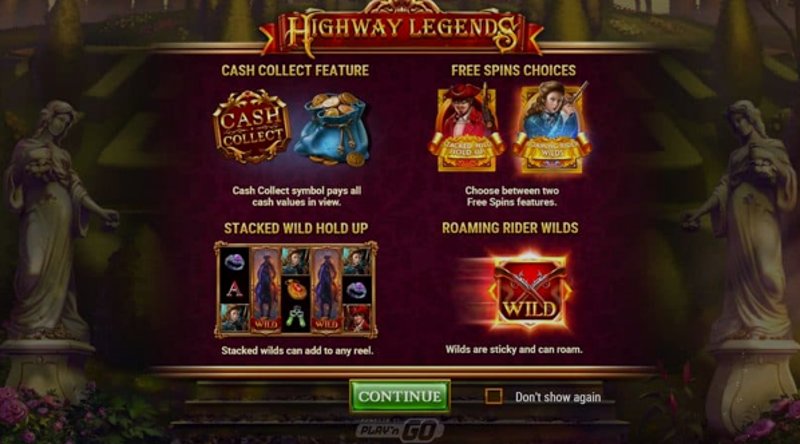 Play Highway Legends by Playn Go at 1Win Casino