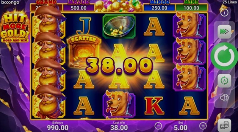 Play Hit more Gold! by 3 Oaks Gaming at 1Win Casino