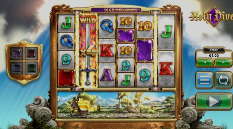 Play Holy Diver by Big Time Gaming at 1Win Casino