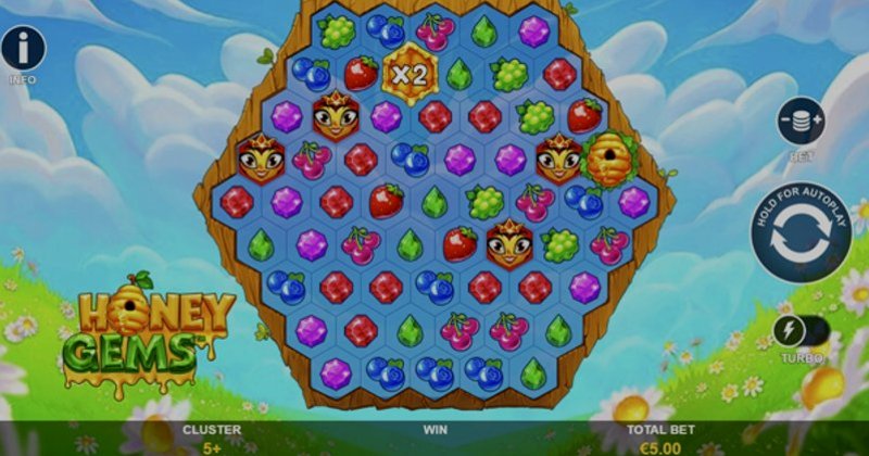 Play Honey Gems by Playtech at 1Win Casino