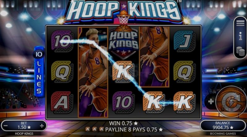 Play Hoop Kings by Booming at 1Win Casino