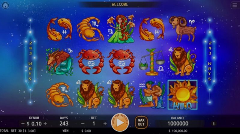 Play Horoscope by Kaga at 1Win Casino