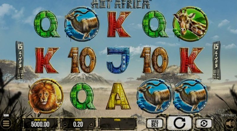 Play Hot Africa by Synot at 1Win Casino