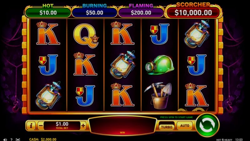 Play Hot and heavy by Rubyplay at 1Win Casino