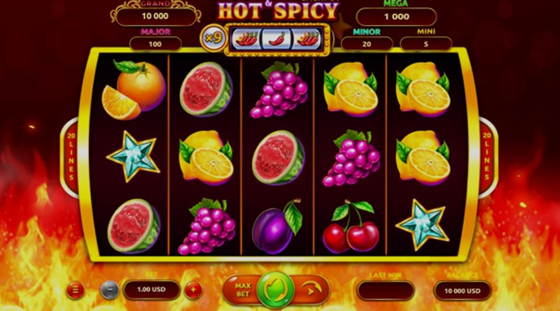 Play Hot and Spicy Jackpot by Onlyplay at 1Win Casino