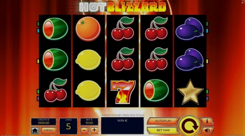 Play Hot Blizzard by Tomhorn at 1Win Casino