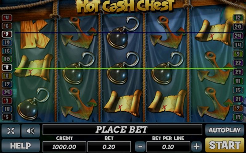 Play Hot Cash Chest by Play Pearls at 1Win Casino